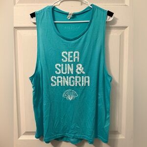 Bella Canvas Turquoise Tank Top